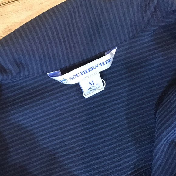 NWOT Southern Tide Womens Size M Medium Harli Seersucker Short Sleeve Romper - Picture 3 of 4